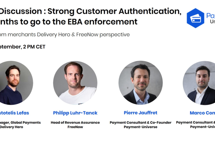 Live Discussion with FreeNow & DeliveryHero. SCA, 4 Months to go to the EBA enforcement