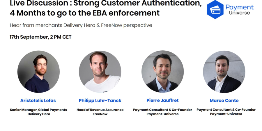Live Discussion with FreeNow & DeliveryHero. SCA, 4 Months to go to the EBA enforcement