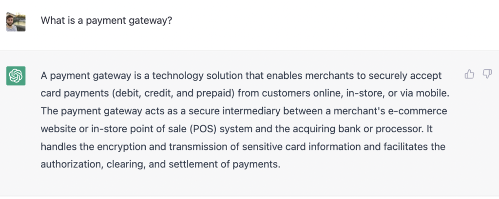 What is a payment gateway?